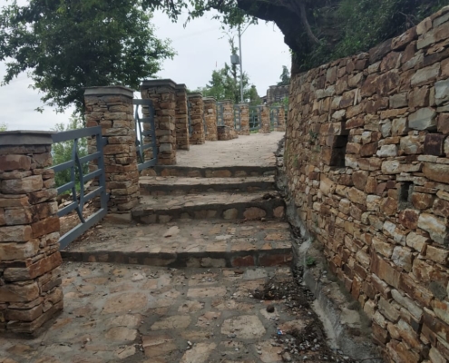 Path towards Katarmal temple