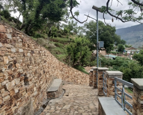 Path towards Katarmal temple